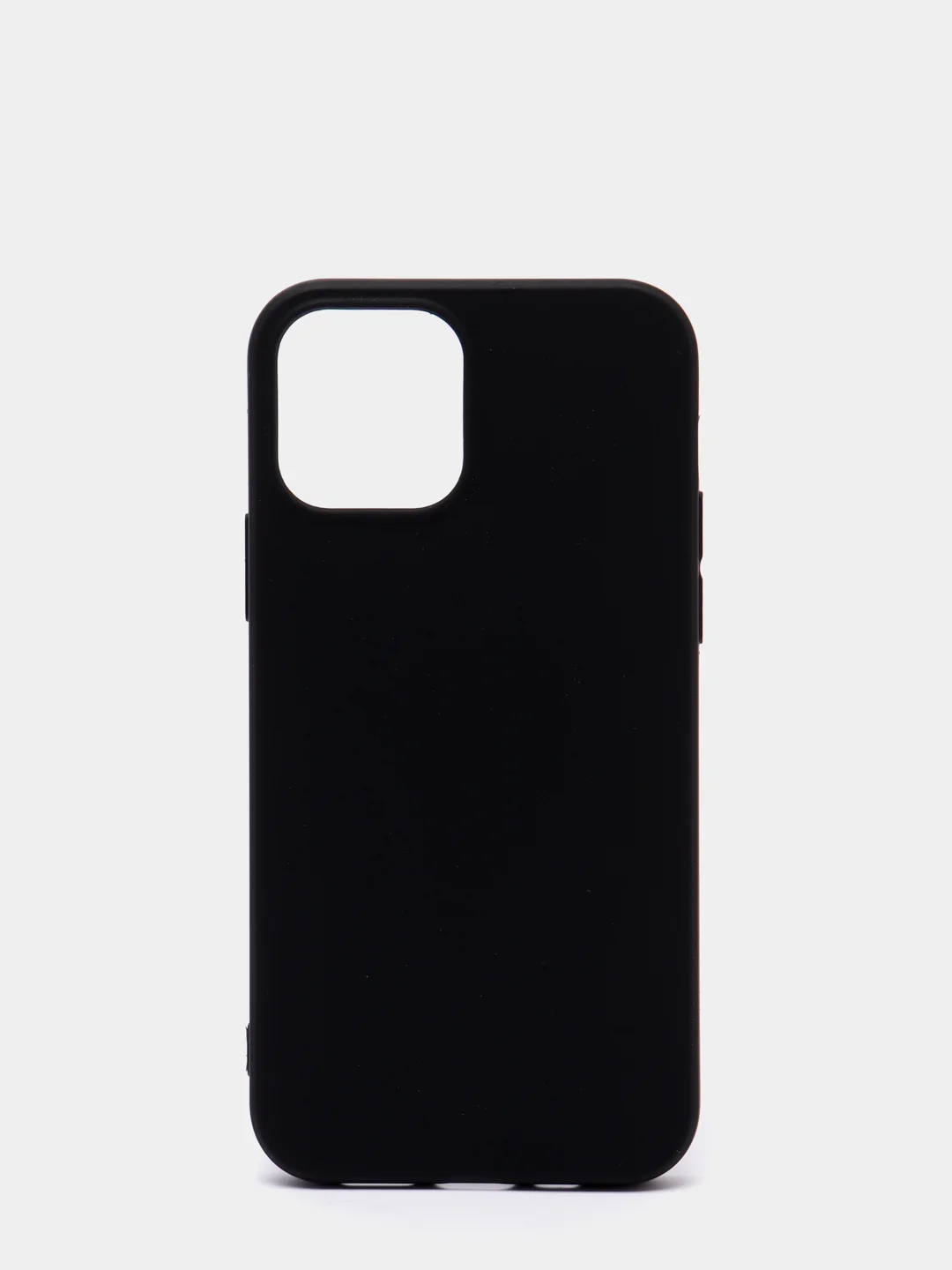 Чехол для iPhone 12 / 12 Pro (6.1"), черный, силиконовый