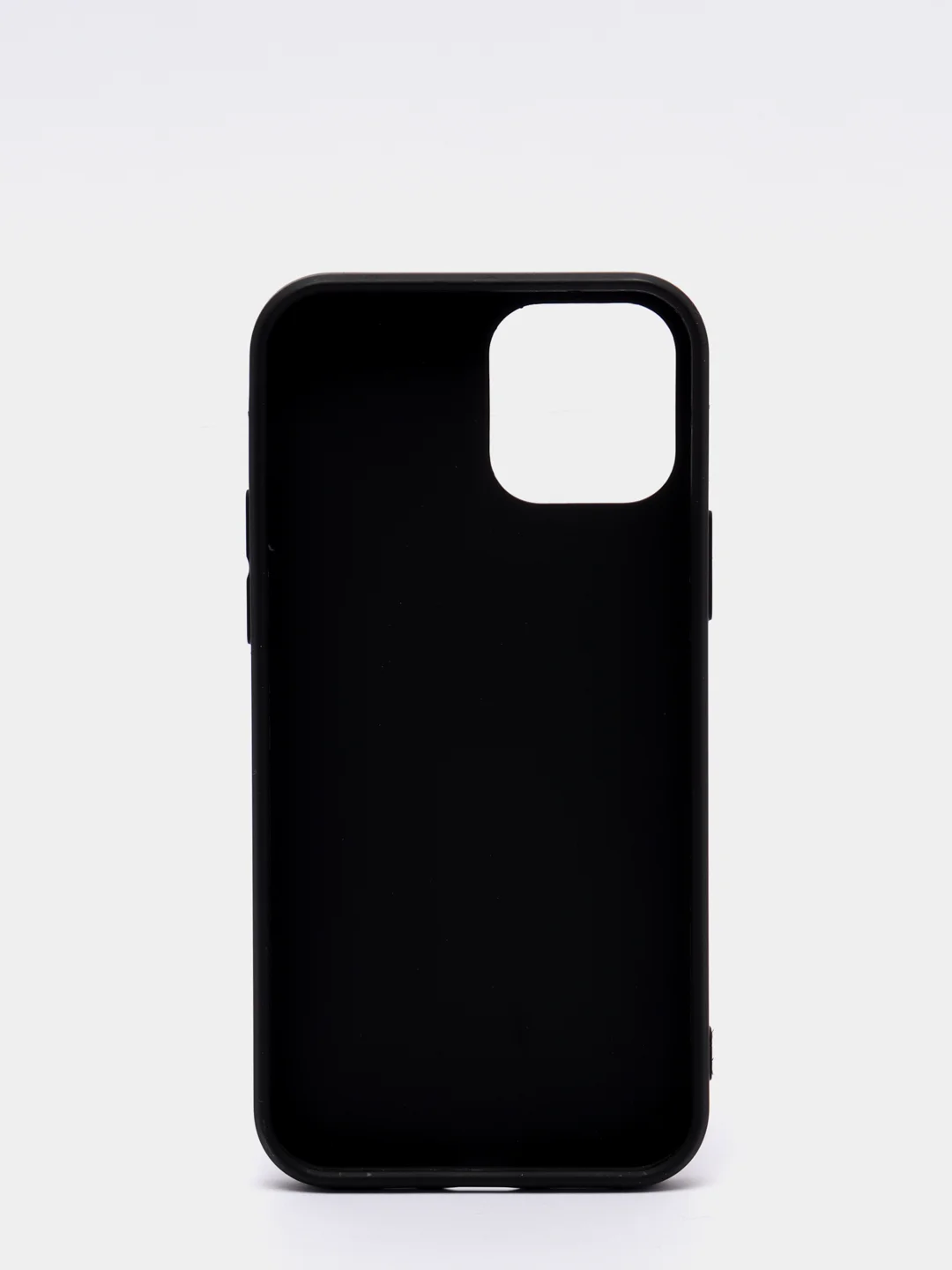 Чехол для iPhone 12 / 12 Pro (6.1"), черный, силиконовый