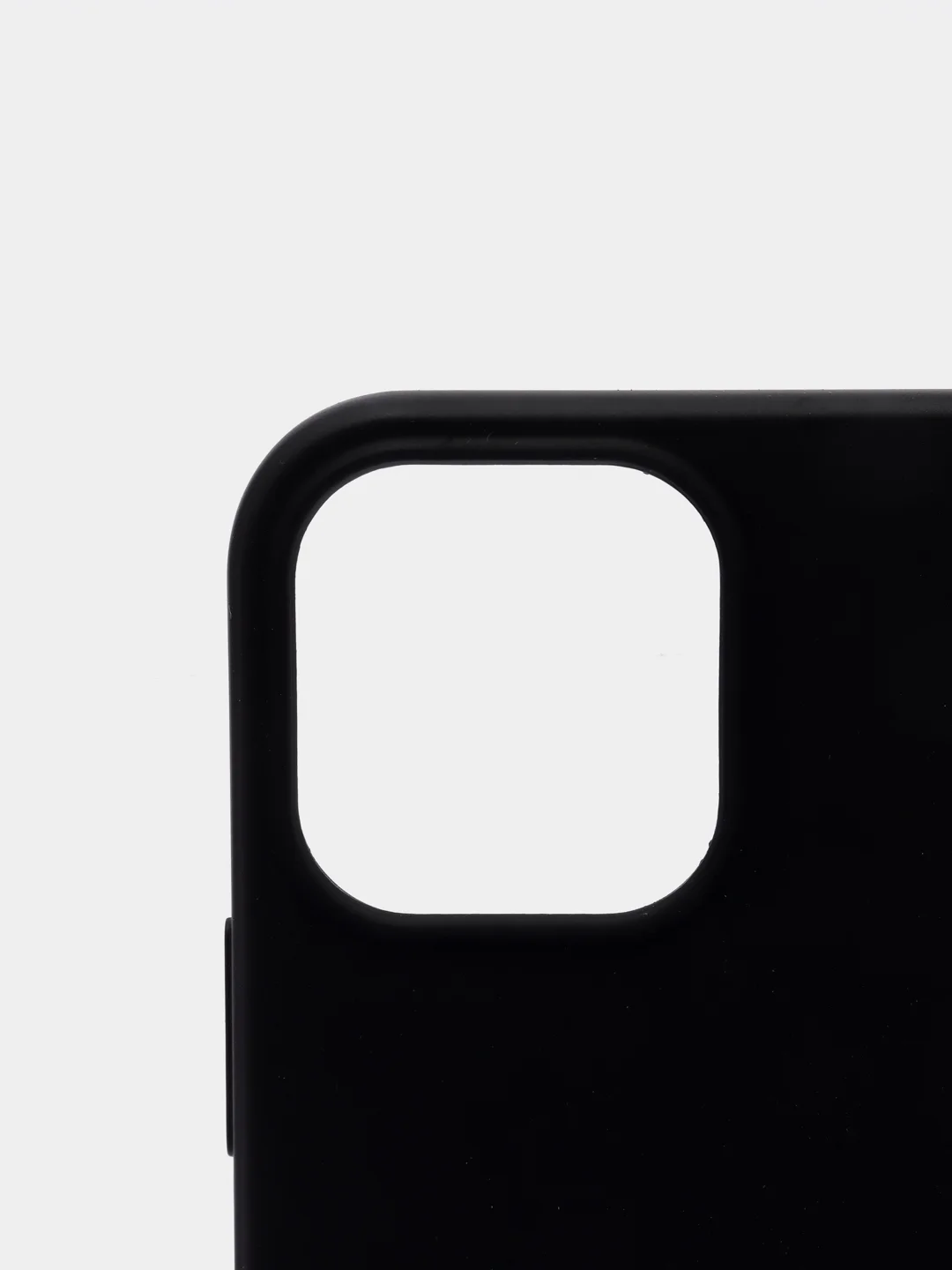 Чехол для iPhone 12 / 12 Pro (6.1"), черный, силиконовый