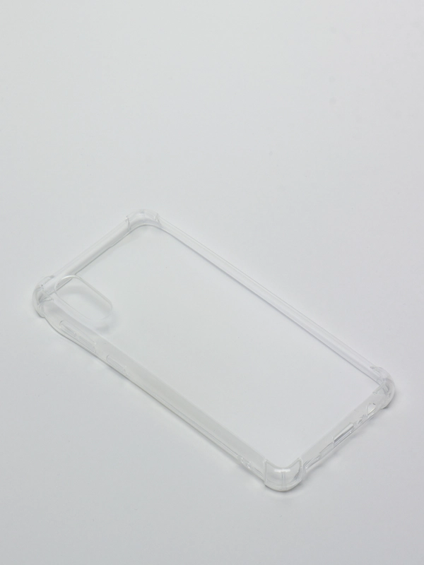 Чехол-накладка для Galaxy A02, M02 2021, противоударный силикон, прозрачный