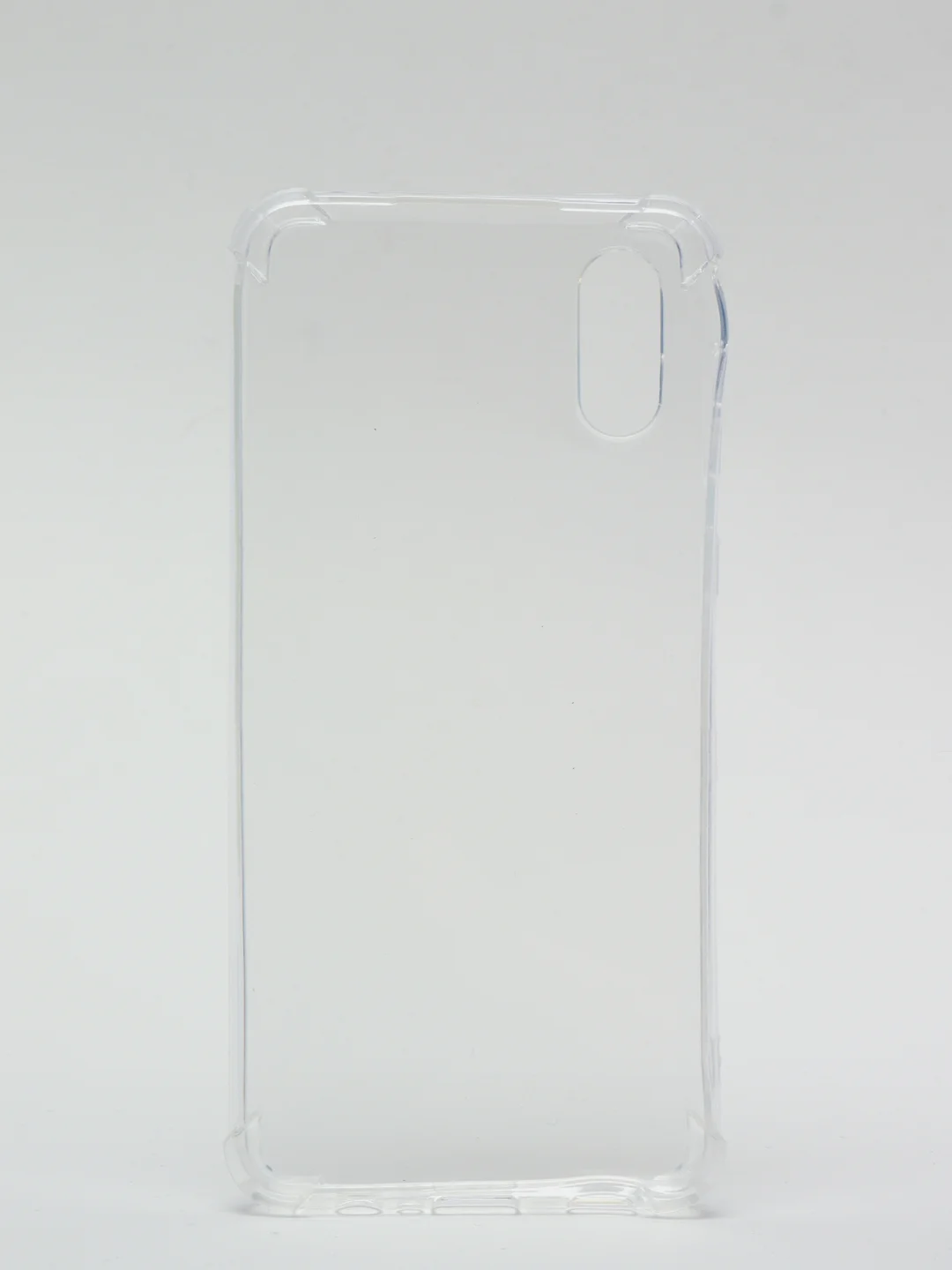 Чехол-накладка для Galaxy A02, M02 2021, противоударный силикон, прозрачный