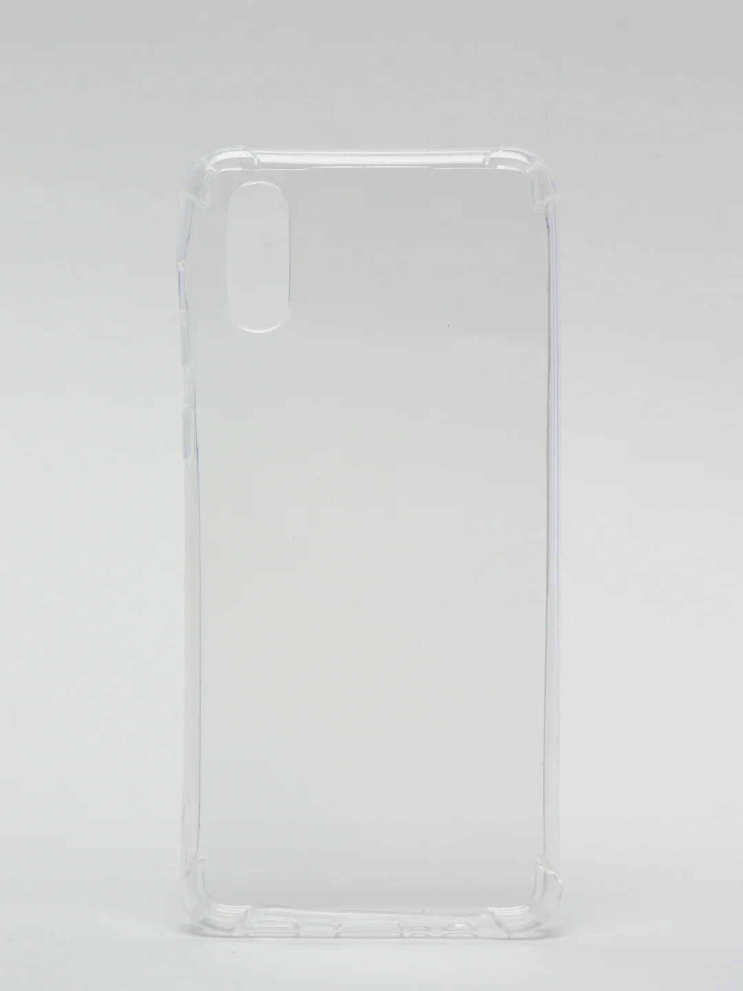 Чехол-накладка для Galaxy A02, M02 2021, противоударный силикон, прозрачный