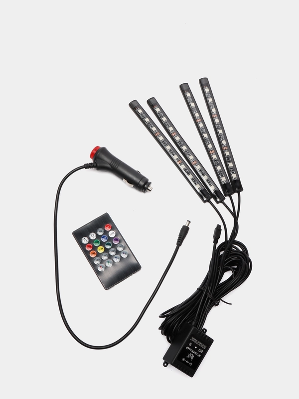 Комплект подсветки салона RGB, управление с пульта