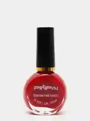 Красный лак для Стемпинга PINPAI