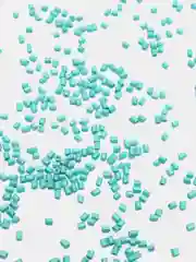 Бирюзовый бисер стеклярус
