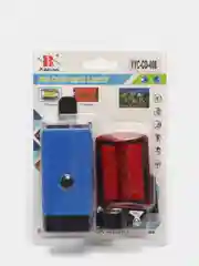 Синий фонарь YZ-873/BL-408 Велосипедный Светодиодный(3 Длинных+5 Светодиод.)