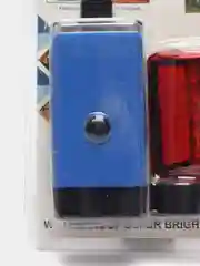 Белый фонарь YZ-873/BL-408 Велосипедный Светодиодный(3 Длинных+5 Светодиод.)