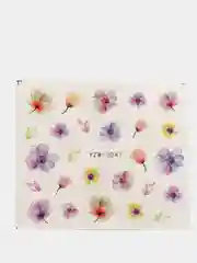 Прозрачный наклейки для ногтей, цветные слайдеры