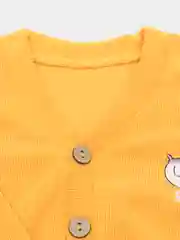Желтый кофта детская от 0 до 7лет