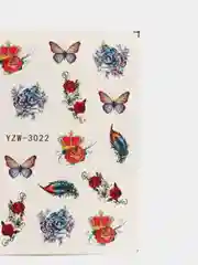 Коричневый наклейки для ногтей, цветные слайдеры