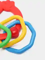 Желтый прорезыватель котенок и медвежонок