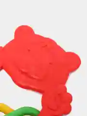 Желтый прорезыватель котенок и медвежонок