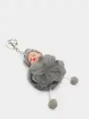 Серый брелок мягкий "Baby"