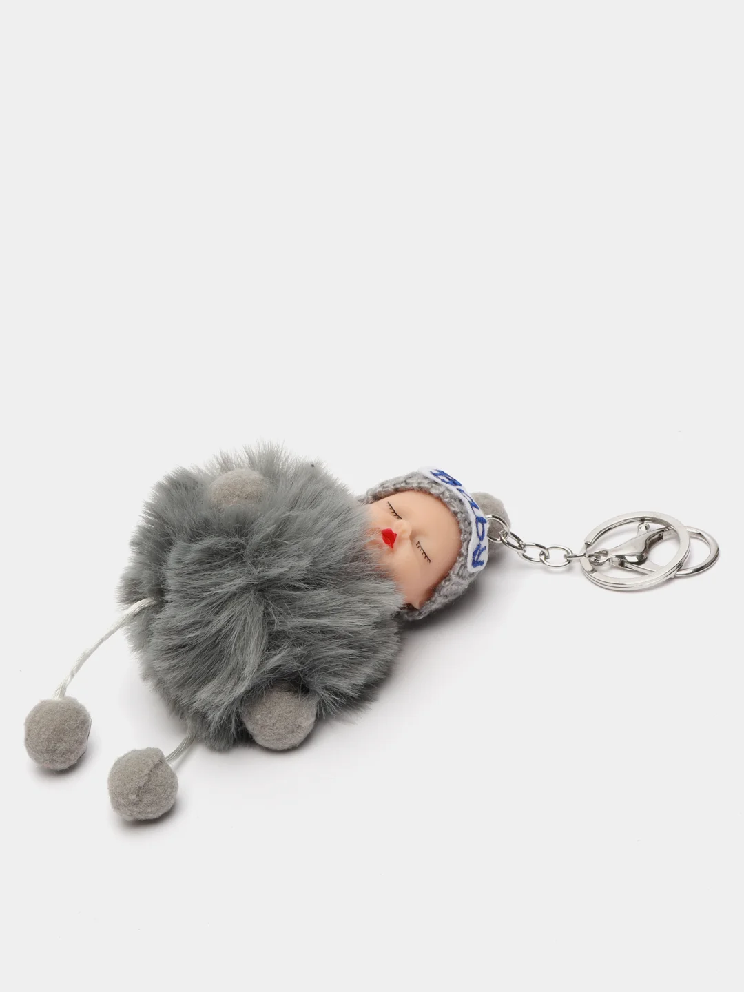 Серый брелок мягкий "Baby"