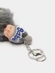 Серый брелок мягкий "Baby"