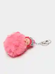 Тёмно-розовый брелок мягкий "Baby"