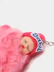 Тёмно-розовый брелок мягкий "Baby"