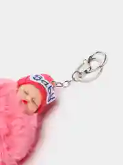 Тёмно-розовый брелок мягкий "Baby"