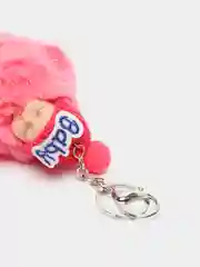 Тёмно-розовый брелок мягкий "Baby"
