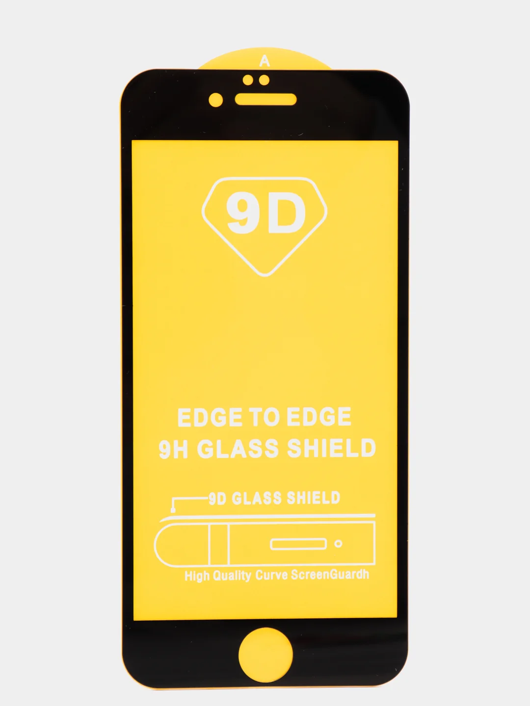 Защитное стекло "SC" 5D Full Glue для Apple Iphone 6S/4,7 (цвет=черный)