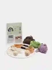 Фиолетовый набор для творчества Куколки Макраме "Большая Семья" и другие