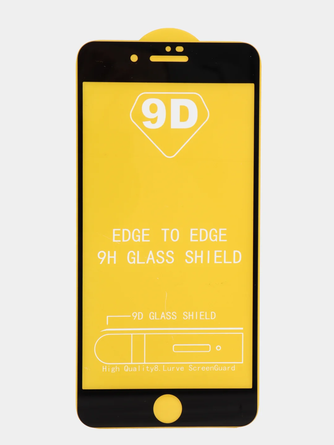 Защитное стекло 5D Full Glue для Apple Iphone 7 plus (цвет=черный)