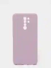 Сиреневый чехол с защитой камеры и бархатом внутри для Xiaomi Redmi 9