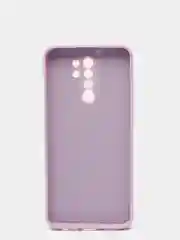 Сиреневый чехол с защитой камеры и бархатом внутри для Xiaomi Redmi 9