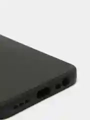 Черный чехол с защитой камеры и бархатом внутри для Xiaomi Redmi 9