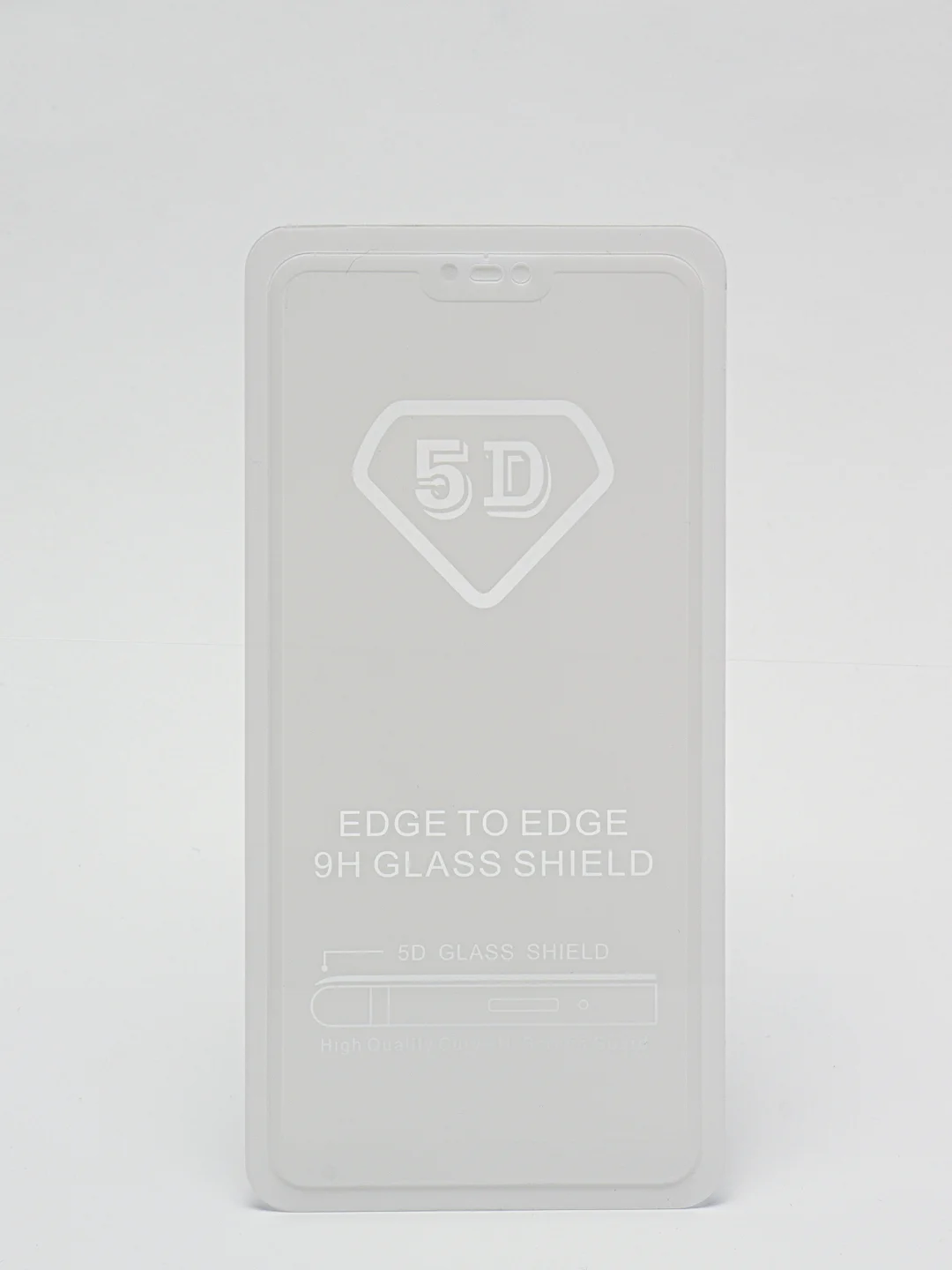 Белый защитные стекла 5D для смартфонов Xiaomi ( на весь дисплей )