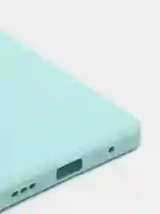 Голубой чехол для Xiaomi Redmi NOTE 10 pro с защитой камеры и бархатом внутри