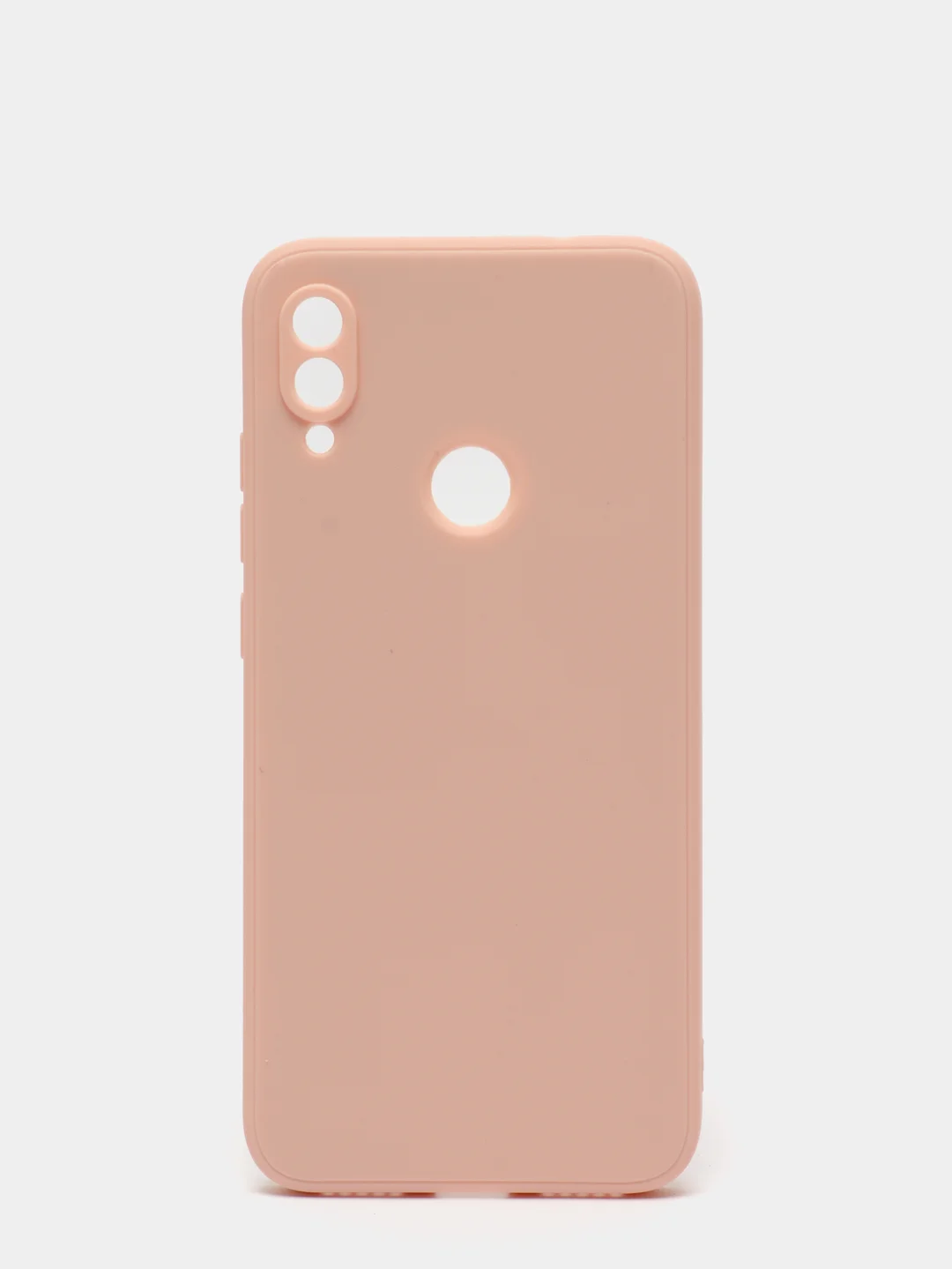 Розовый чехол с защитой камеры и бархатом внутри для REDMI NOTE 7 / REDMI NOTE 7 PRO