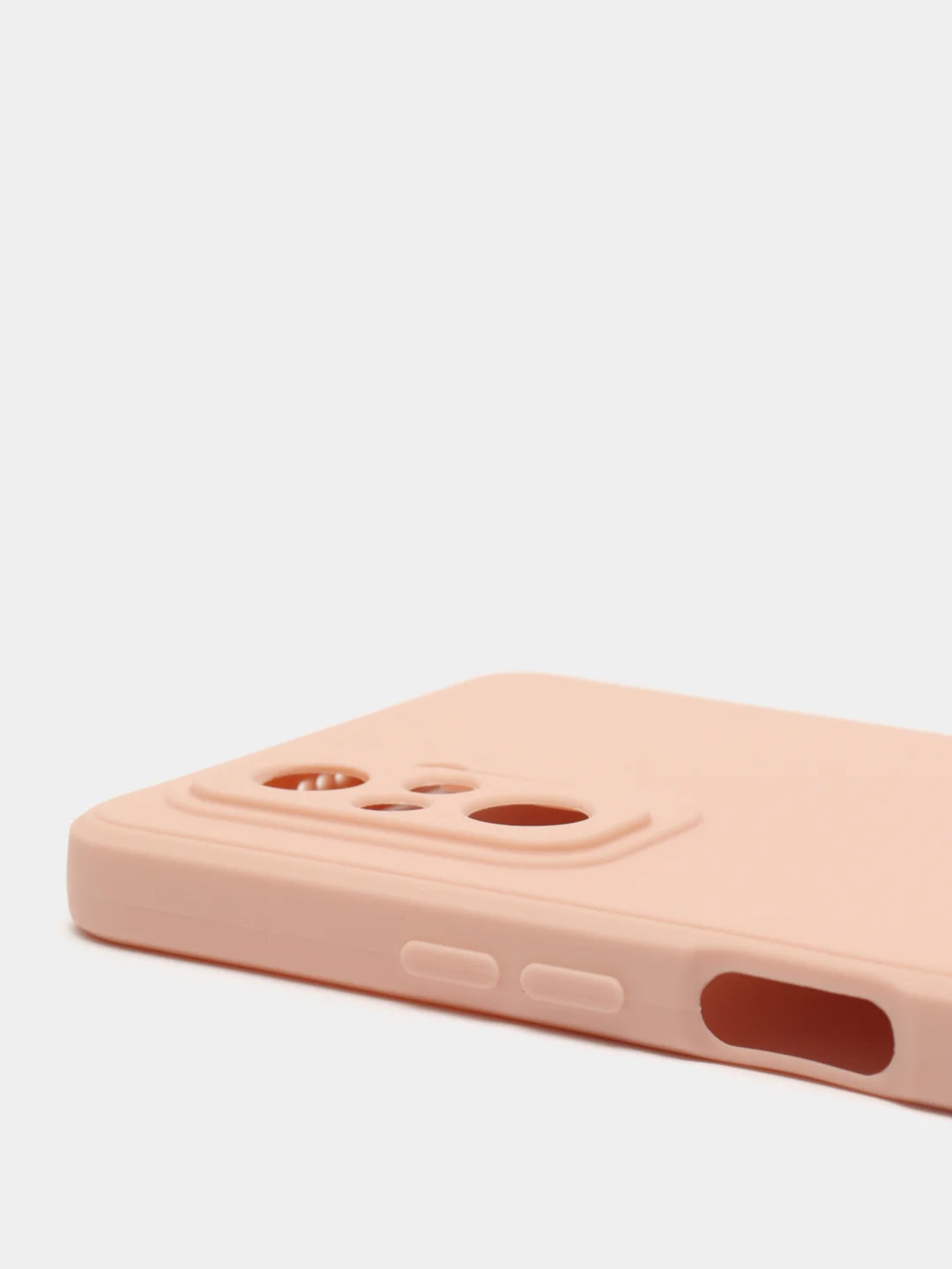 Розовый чехол с защитой камеры и бархатом внутри Xiaomi POCO M5S / Redmi Note 10, Redmi Note 10s
