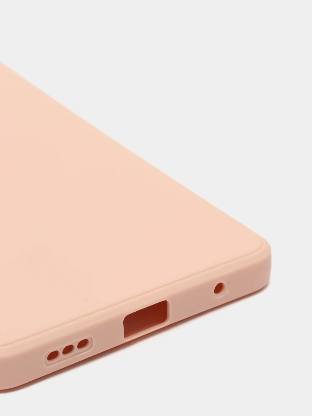 Розовый чехол с защитой камеры и бархатом внутри Xiaomi POCO M5S / Redmi Note 10, Redmi Note 10s