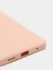 Розовый чехол с защитой камеры и бархатом внутри Xiaomi POCO M5S / Redmi Note 10, Redmi Note 10s