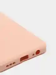 Розовый чехол для Xiaomi Redmi NOTE 10 pro с защитой камеры и бархатом внутри