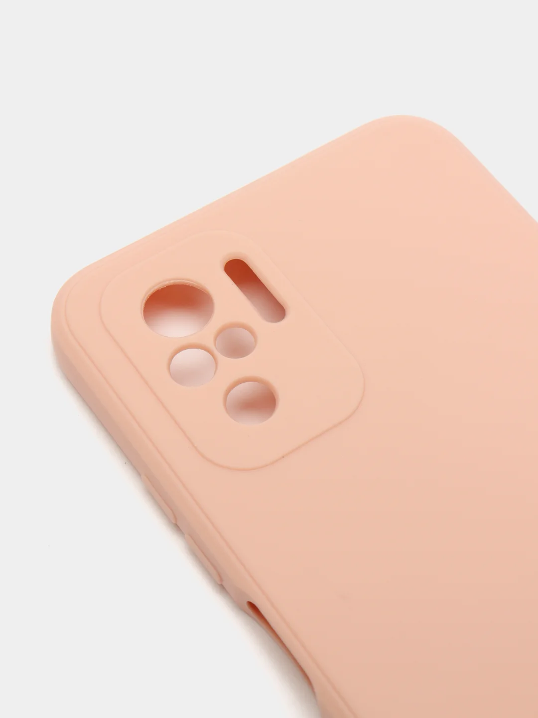 Розовый чехол для Xiaomi Redmi NOTE 10 pro с защитой камеры и бархатом внутри