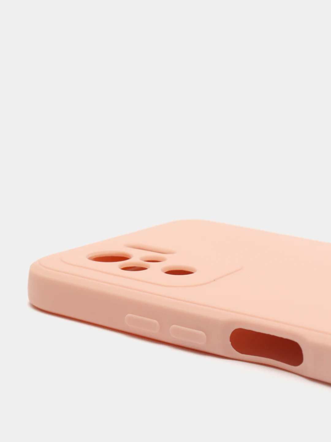 Розовый чехол для Xiaomi Redmi NOTE 10 pro с защитой камеры и бархатом внутри