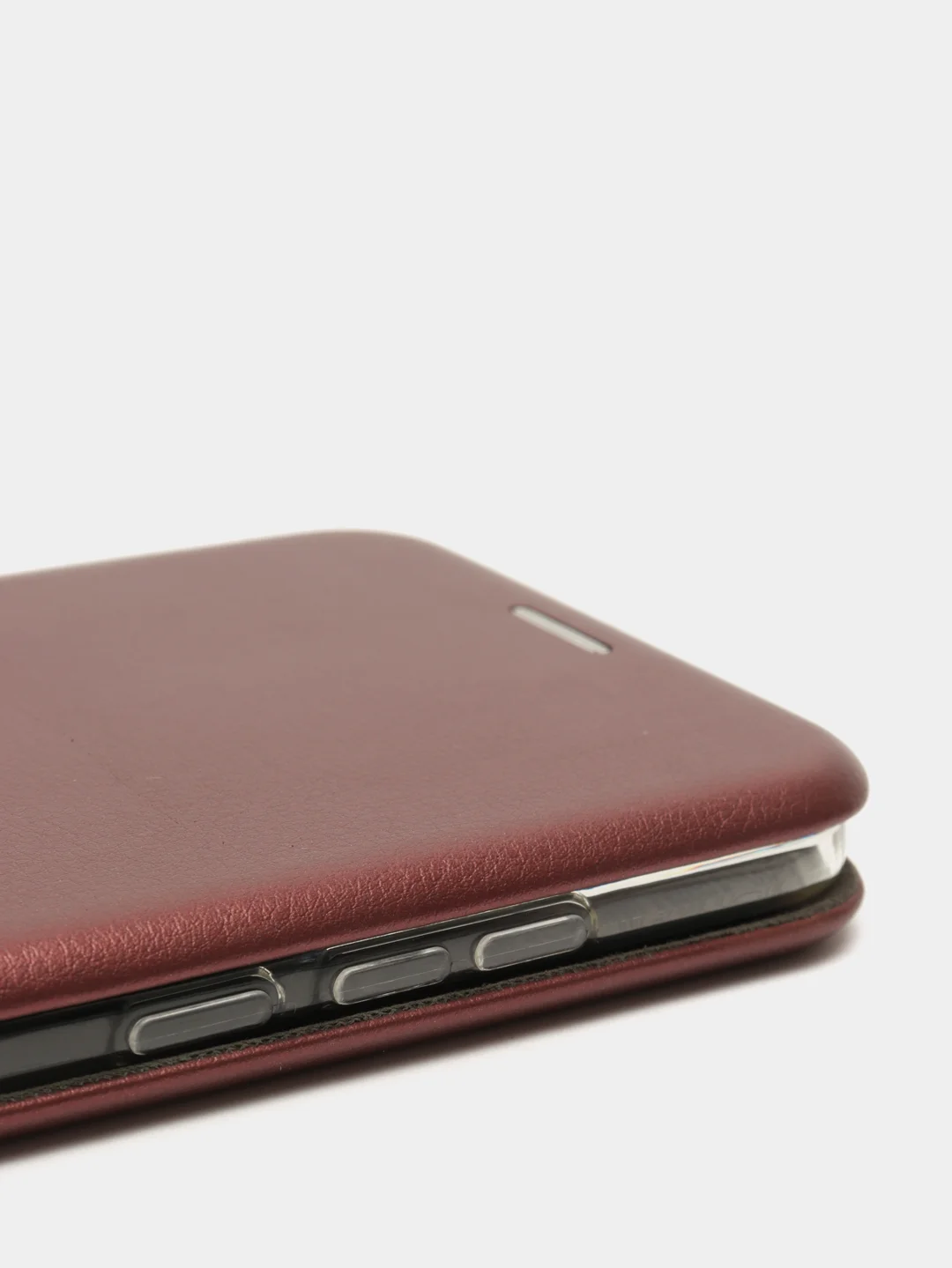 Бордовый чехол-книжка Xiaomi Redmi 8A