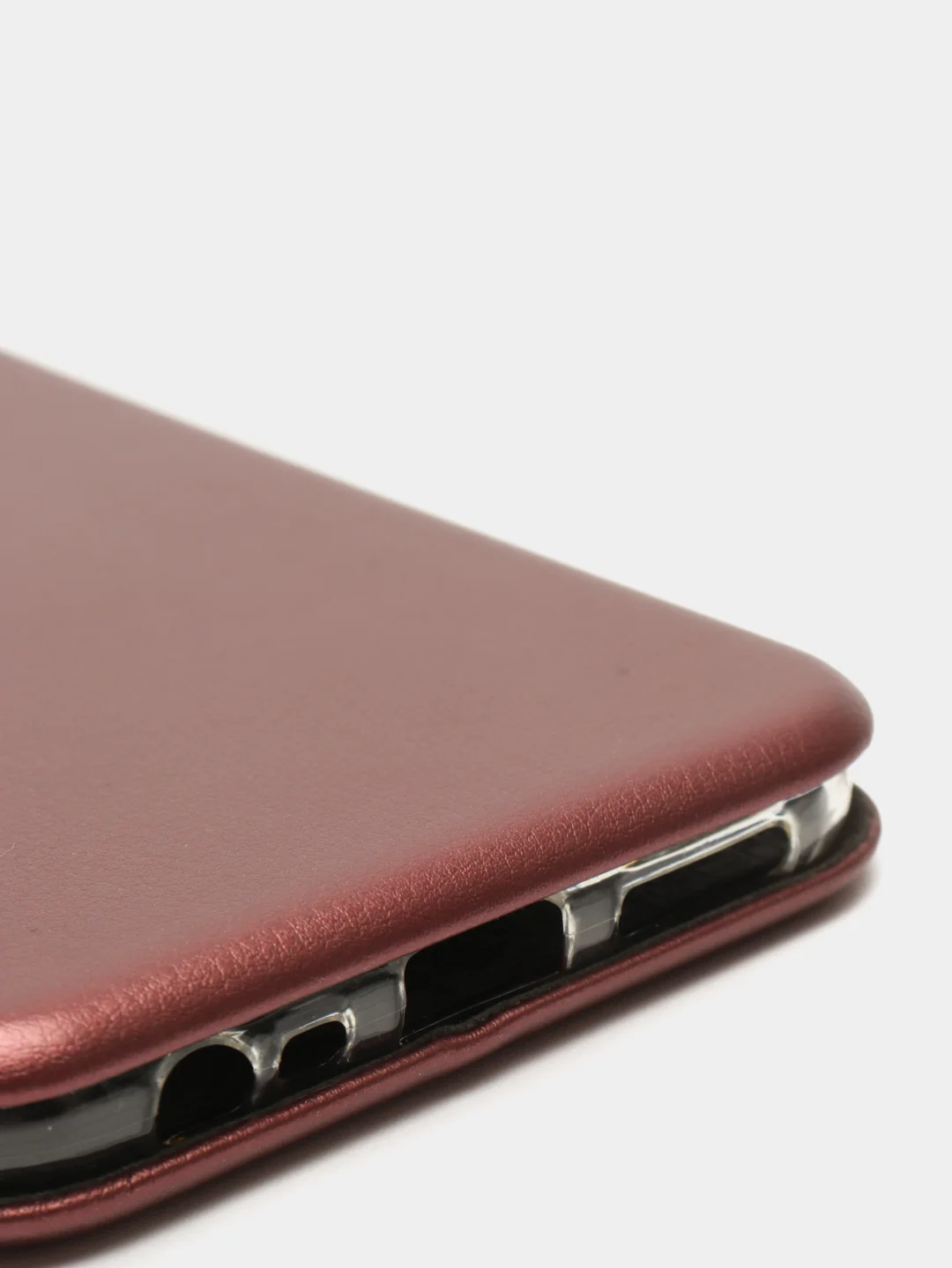 Бордовый чехол-книжка Xiaomi Redmi 8A