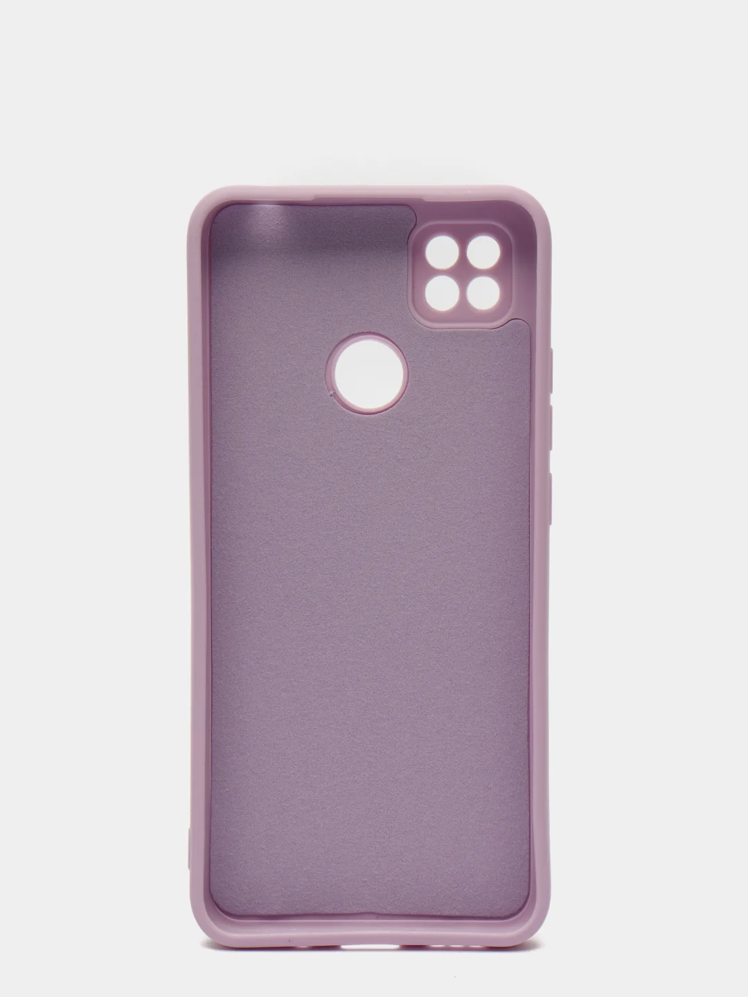 Сиреневый чехол с защитой камеры и бархатом внутри для XIAOMI REDMI 9C