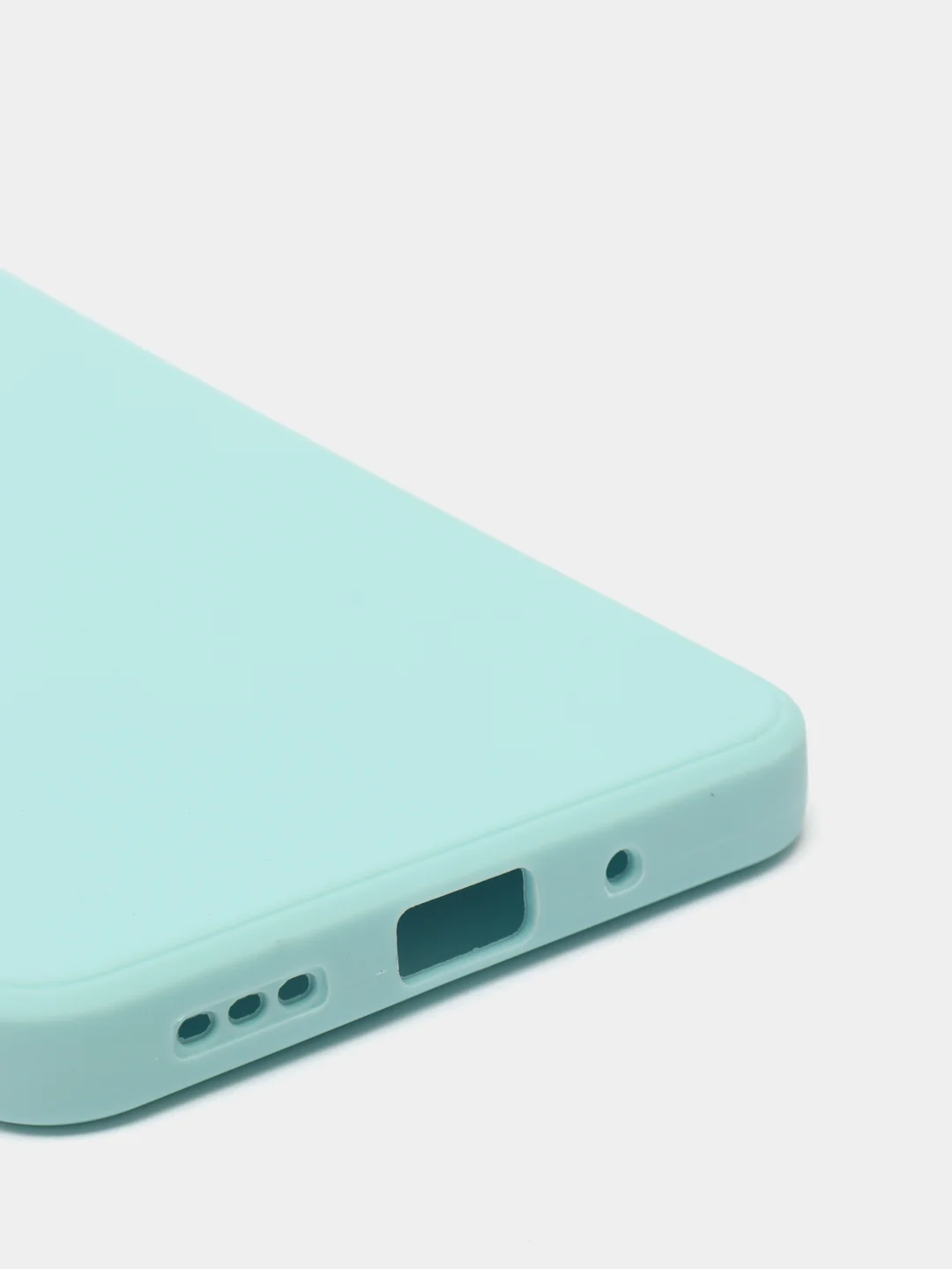Бирюзовый чехол с защитой камеры и бархатом внутри для XIAOMI REDMI 9C