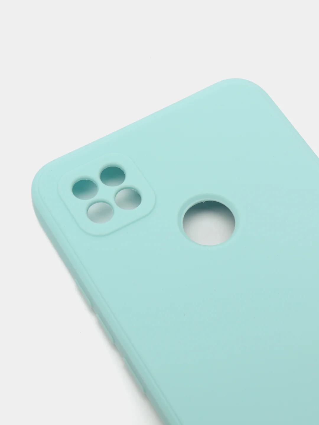 Бирюзовый чехол с защитой камеры и бархатом внутри для XIAOMI REDMI 9C