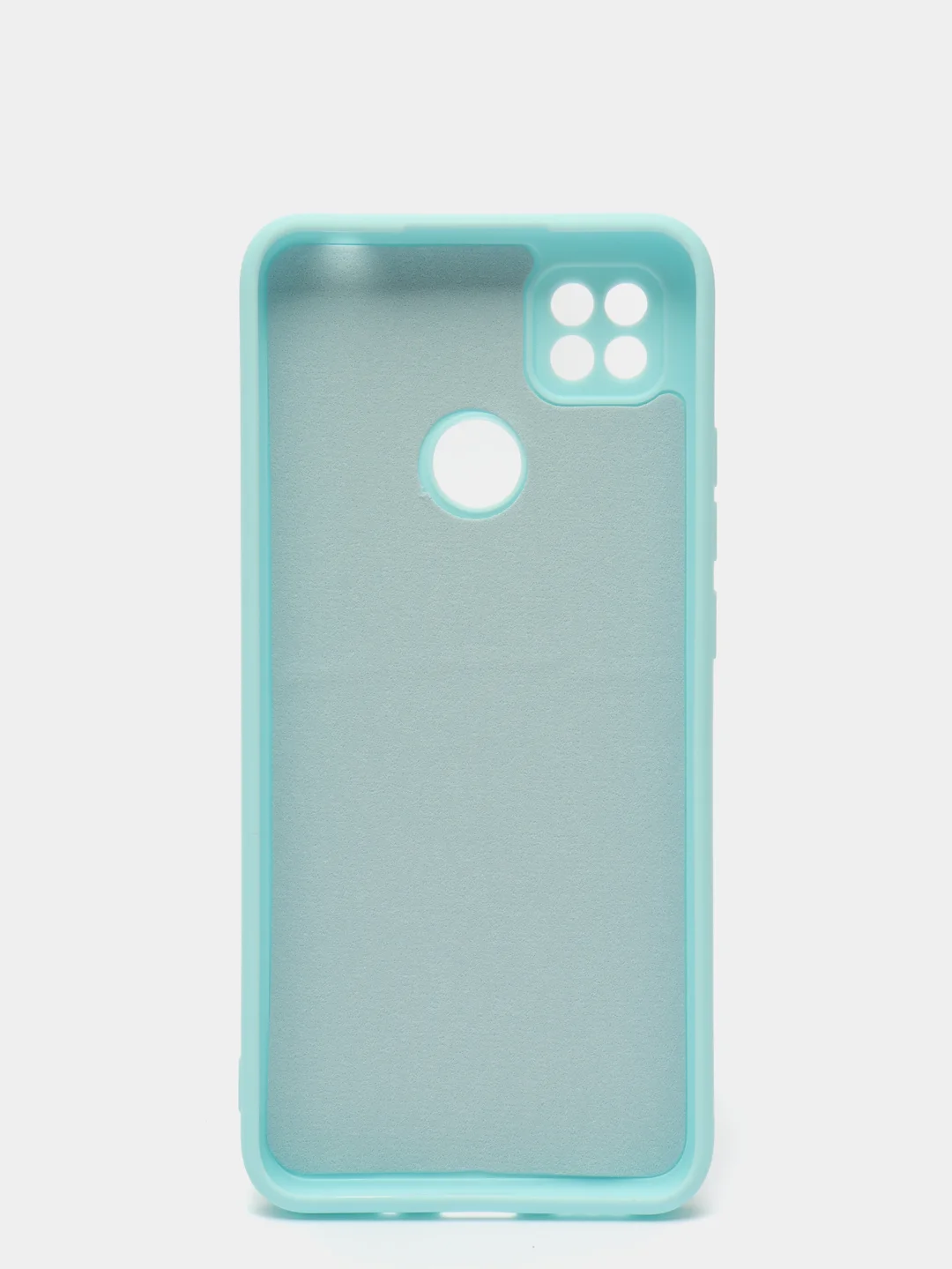 Бирюзовый чехол с защитой камеры и бархатом внутри для XIAOMI REDMI 9C