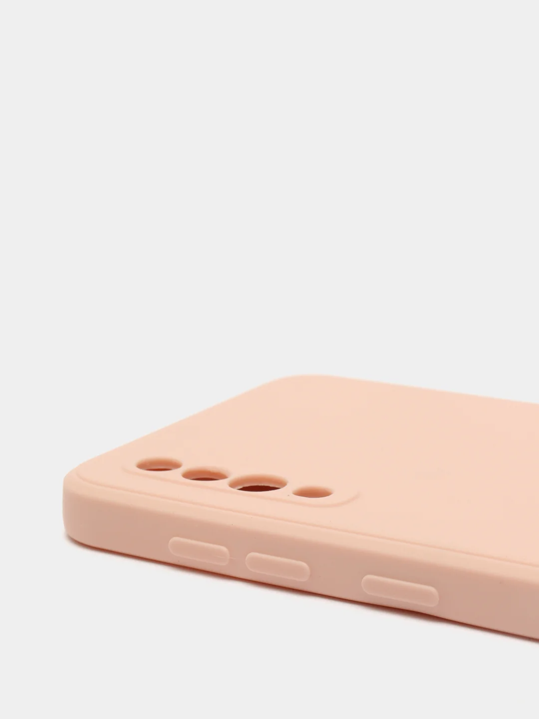 Розовый чехол с защитой камеры и бархатом внутри для SAMSUNG A50, A30S