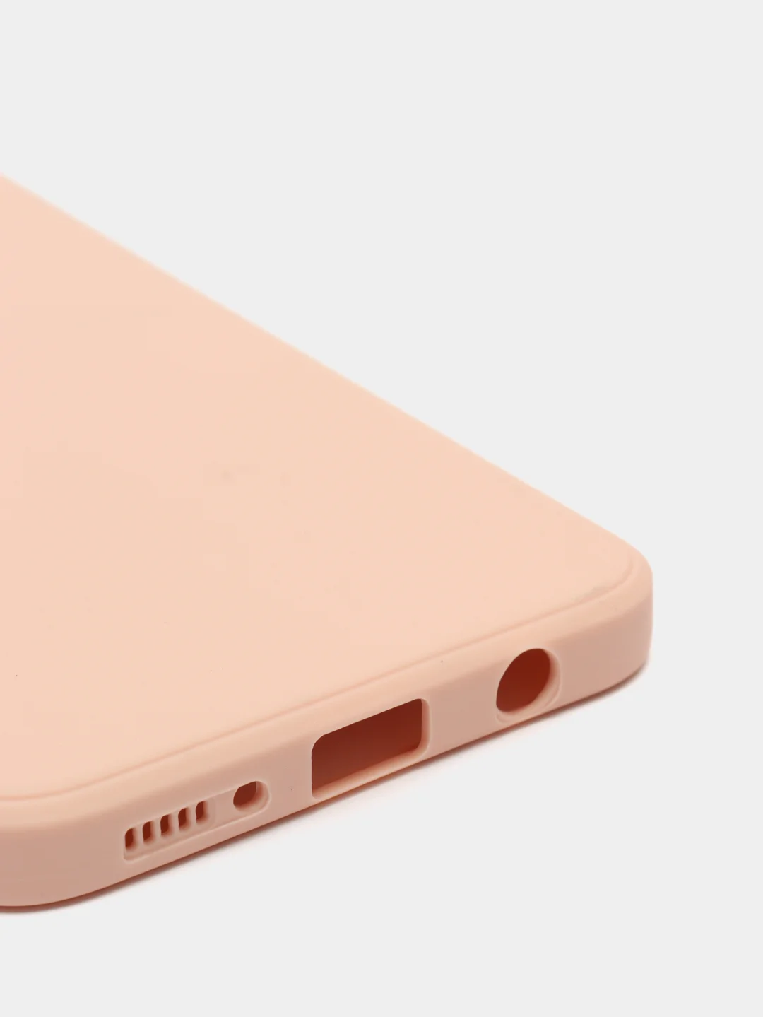 Розовый чехол с защитой камеры и бархатом внутри для SAMSUNG A50, A30S
