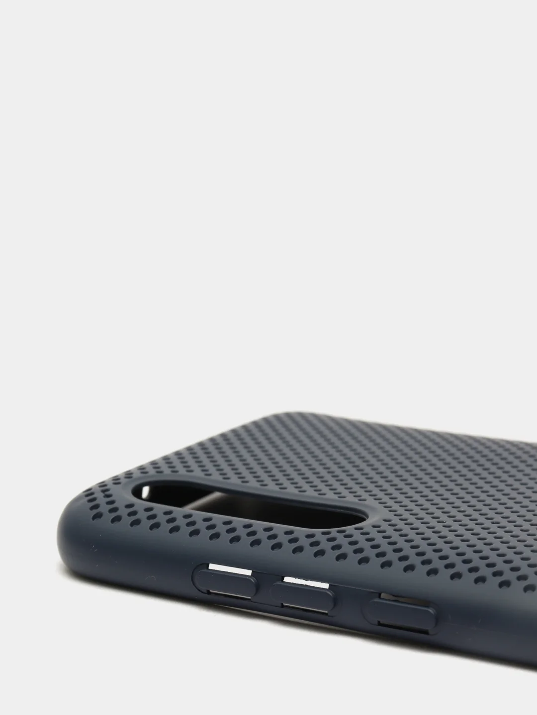 Синий меланж чехол XIAOMI REDMI MI 9 LITE / MI A3 LITE с бархатом внутри