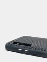 Синий меланж чехол XIAOMI REDMI MI 9 LITE / MI A3 LITE с бархатом внутри