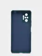 Синий чехол с защитой камеры и бархатом внутри Xiaomi POCO M5S / Redmi Note 10, Redmi Note 10s