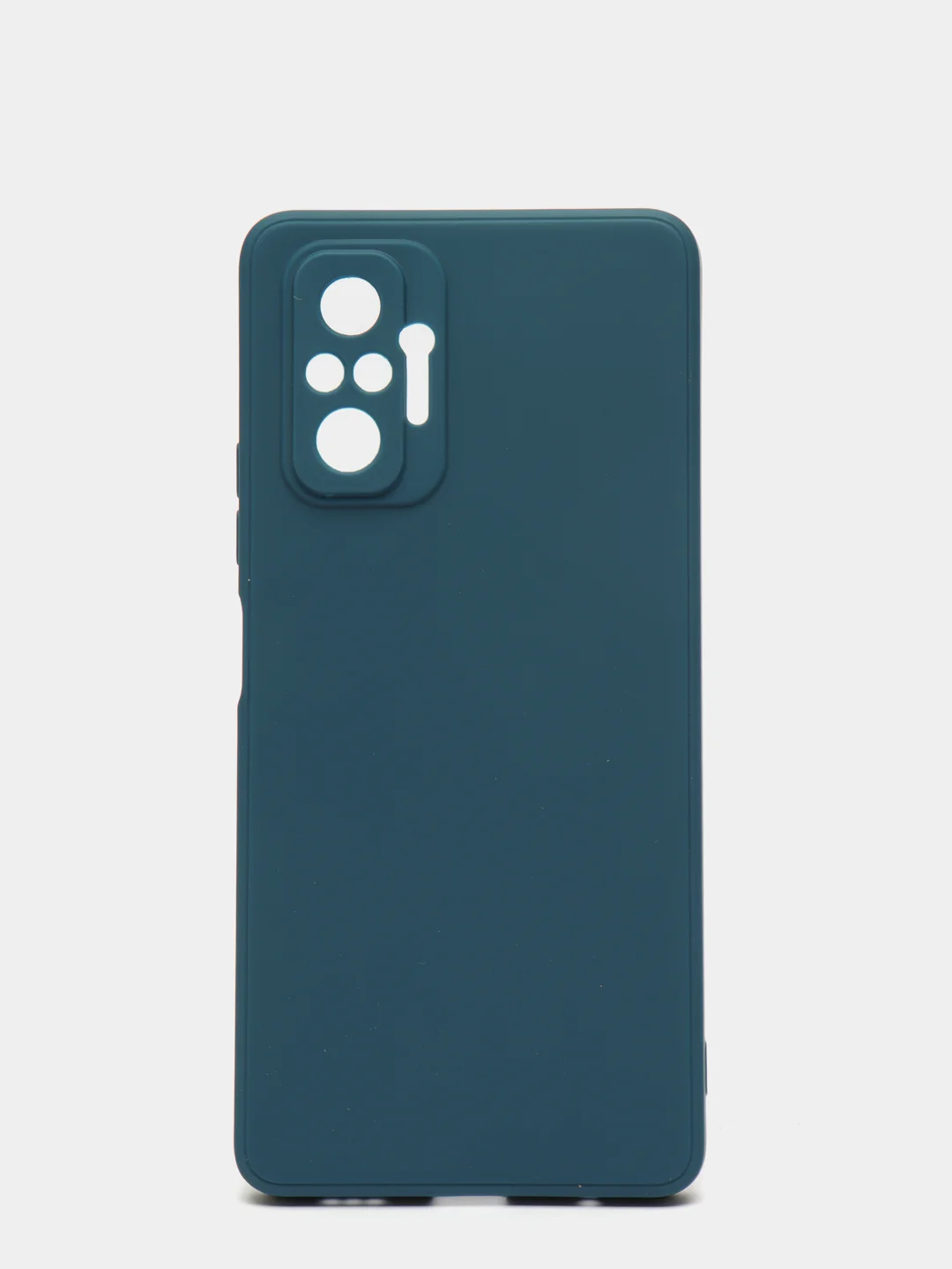Синий чехол с защитой камеры и бархатом внутри Xiaomi POCO M5S / Redmi Note 10, Redmi Note 10s
